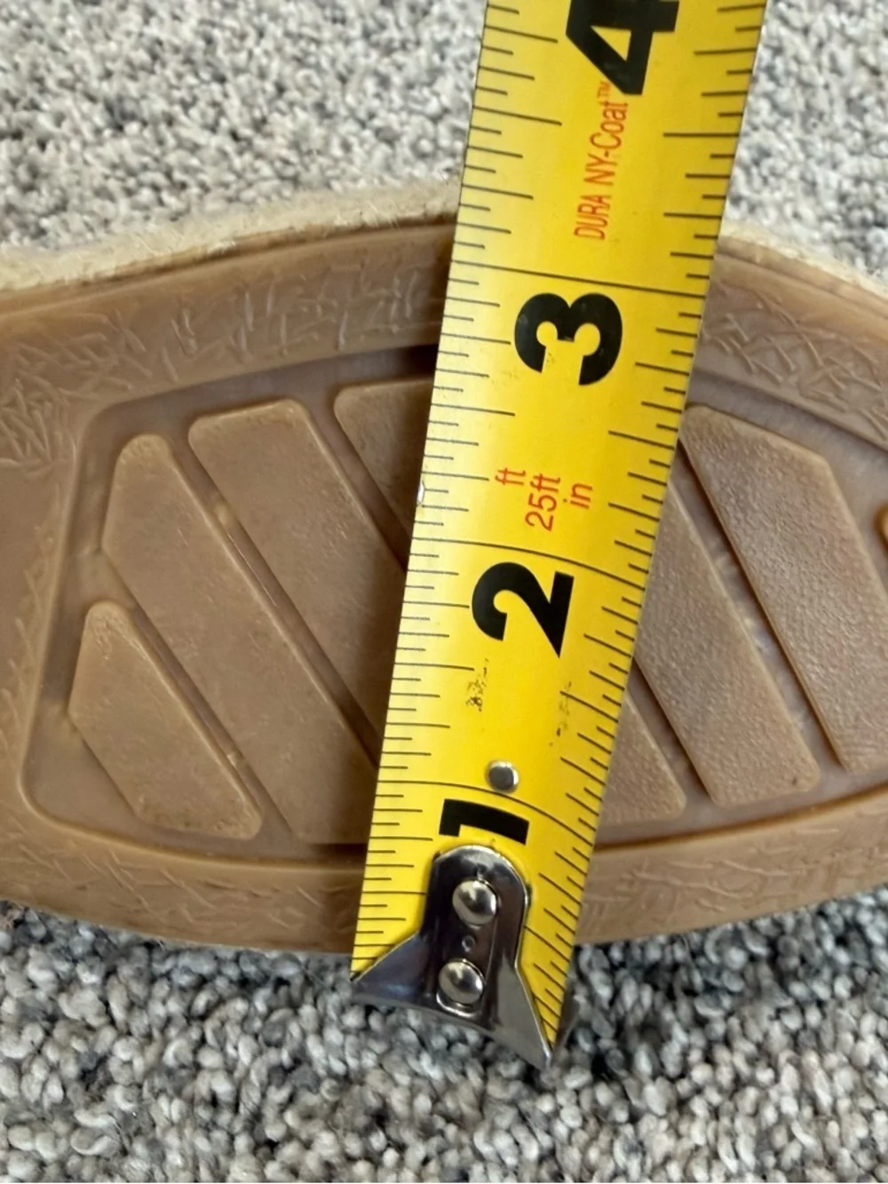 Aldo Genuine Leather Beige Black Cap Toe Espadrilles Preppy Comfy Women’s US 8
